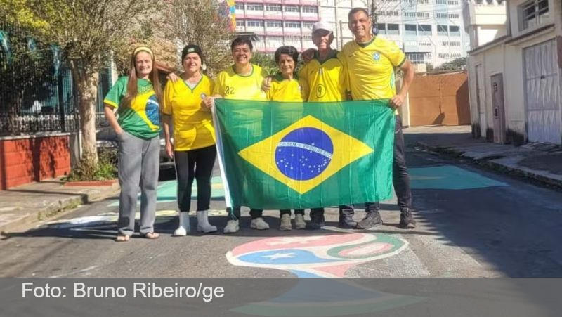 Aos 96 anos, torcedor que viu todos os títulos do Brasil em Copas mantém viva tradição de decorar ruas em Juiz de Fora