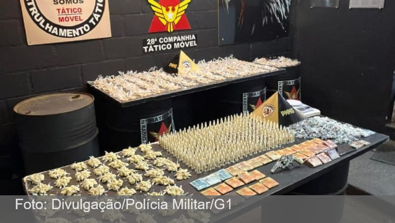 Operação da PM mira crime organizado e termina com prisões e apreensão de crack e cocaína em Juiz de Fora