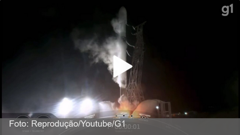 VÍDEO: 1º satélite produzido no Brasil para observar a Terra é lançado