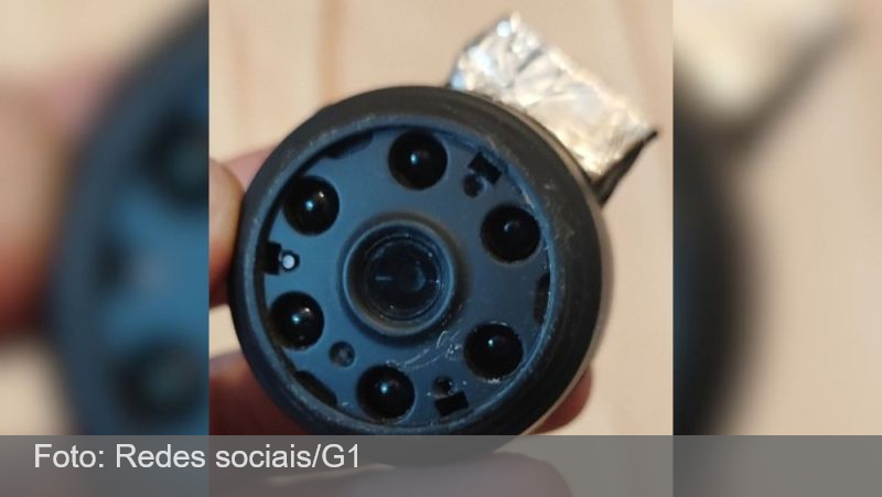 Mulher acha câmera escondida dentro do próprio quarto em Uberaba e suspeita do ex