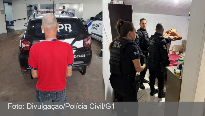 Pai é preso por estuprar filhas de 7 e 8 anos na frente do filho de 10, no Paraná