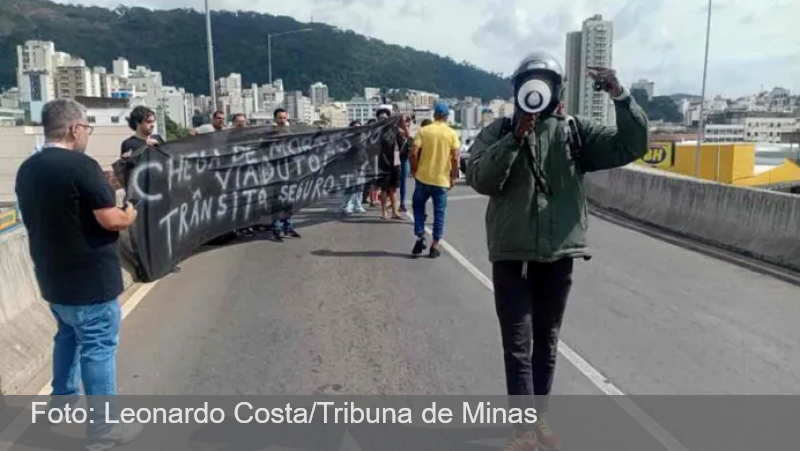 Após nova morte, entregadores de Juiz de Fora cobram melhorias de segurança no Viaduto Roza Cabinda