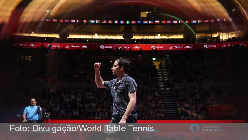 Calderano avança à final inédita do Brasil no Mundial de Tênis de Mesa