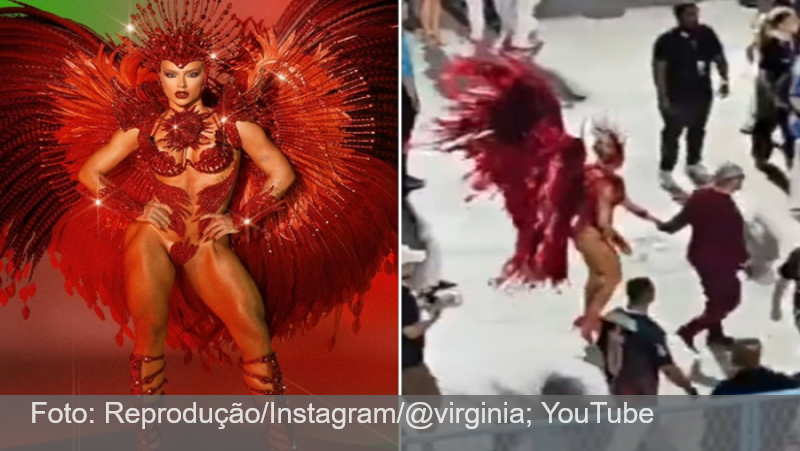Virginia Fonseca é vaiada, ouve gritos por Paolla Oliveira e usa saída ‘secreta’ da Sapucaí