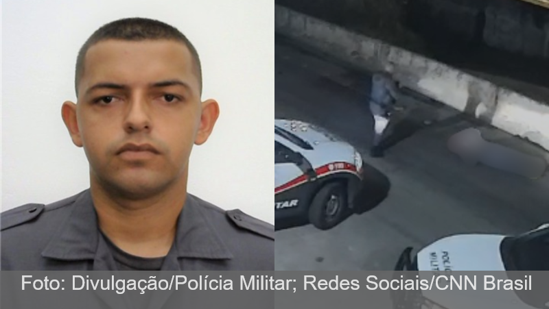 PM morre ao escorregar na rua e ser atropelado por “bonde” de motos em SP