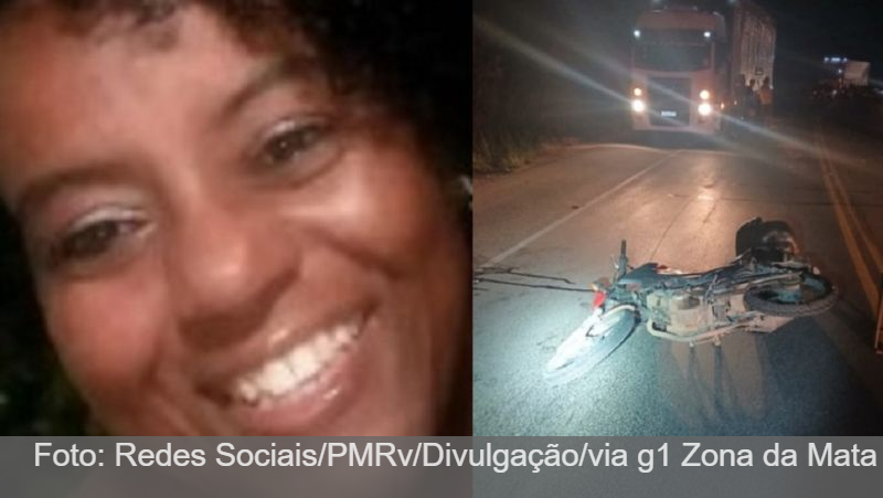 Enfermeira morre após bater moto de frente com caminhão em Juiz de Fora