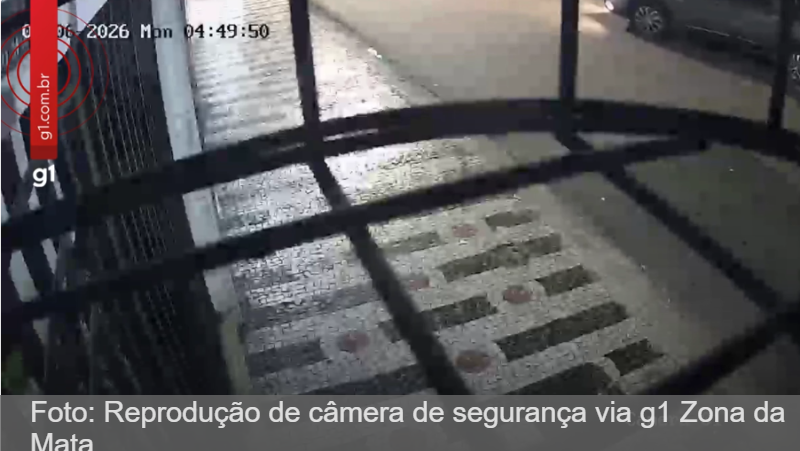 Juiz de Fora: Funcionária de rede de fast food leva coronhada na cabeça durante assalto