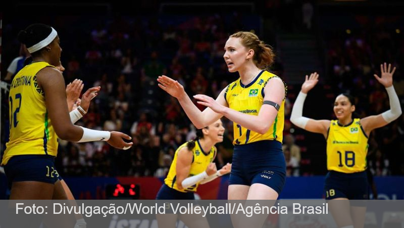 Vôlei: seleção feminina bate Bélgica na 2ª semana da Liga das Nações