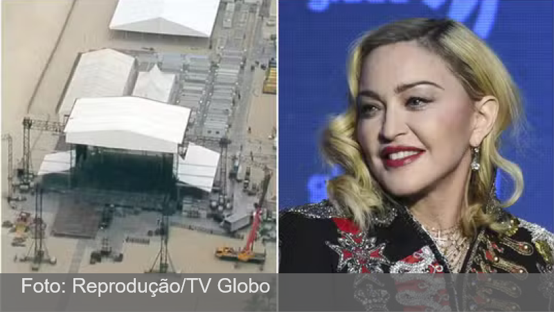 Com público previsto de 1,5 milhão, show da Madonna em Copacabana vai durar 2 horas