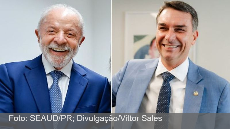 Datafolha 2º turno: Lula e Flávio têm 45% das intenções de voto