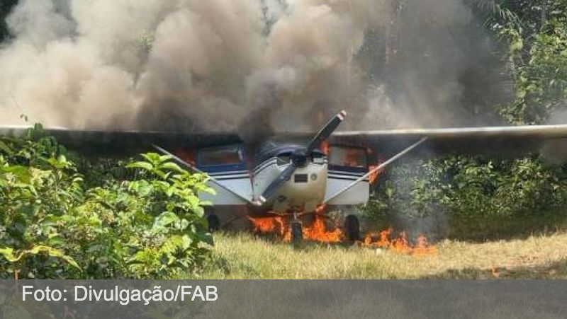 FAB intercepta avião que entrou no espaço aéreo brasileiro vindo da Venezuela