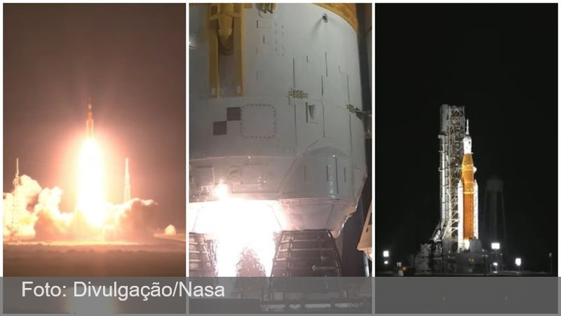 Após atrasos, Nasa lança seu ‘mais poderoso foguete’ para a Lua