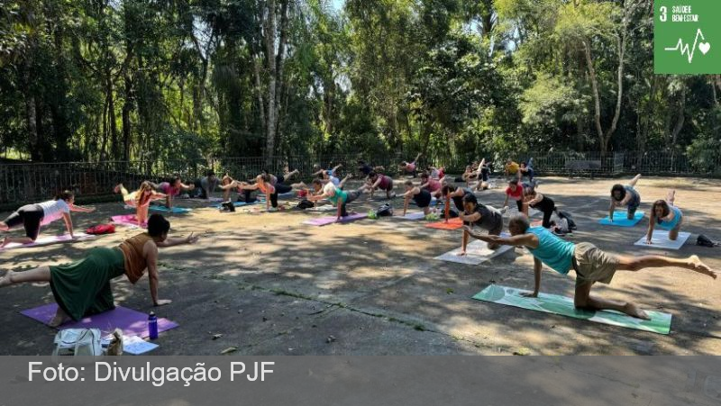 Yoga no Parque Municipal de Juiz de Fora acontece neste domingo, 21