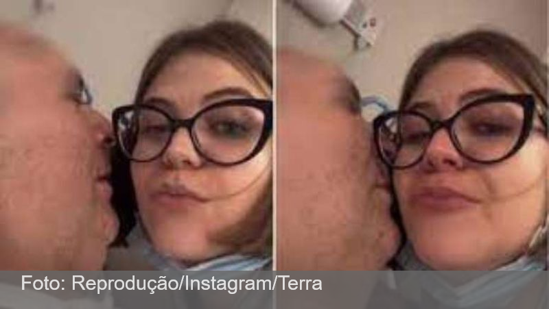 Mingau dá 1º beijo na filha três meses após ser baleado na cabeça