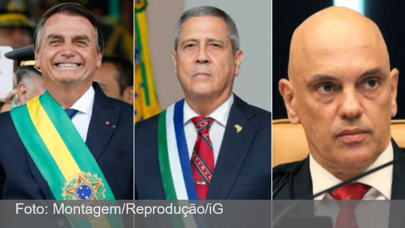 Braga Netto impediu “acordo de paz” entre Bolsonaro e Alexandre de Moraes