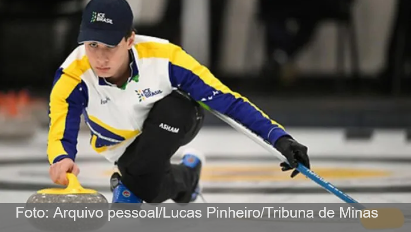 Juiz-forano de 16 anos irá disputar o Mundial de Curling pela Seleção Brasileira
