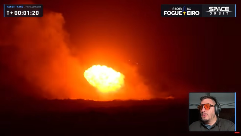 Primeiro foguete comercial partindo do Brasil é lançado no Maranhão e explode após decolagem