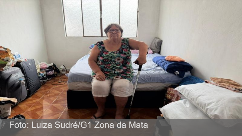 Com ‘pior dor do mundo’, idosa vive no improviso após ser desalojada pela tragédia em Juiz de Fora