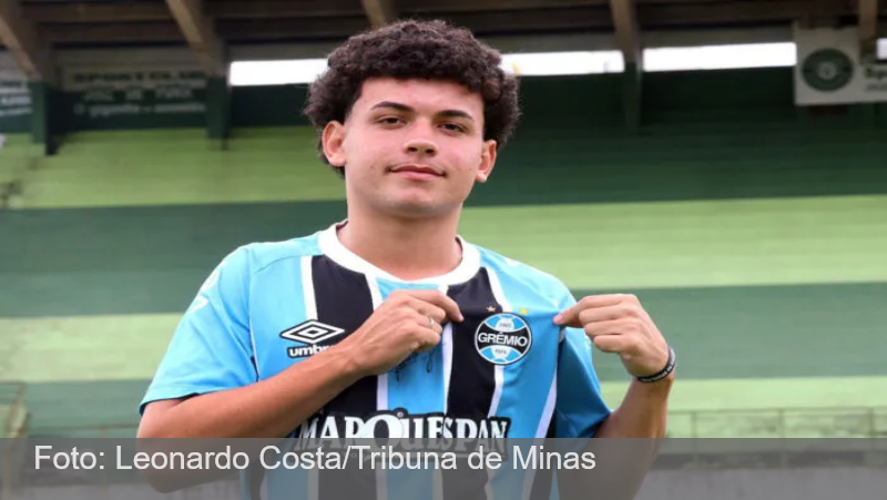 Meio-campista juiz-forano do Grêmio comemora experiência na Seleção Brasileira