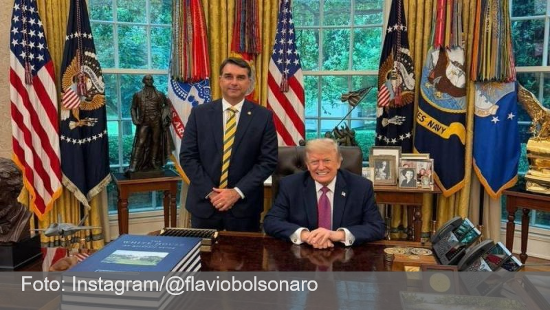 Flávio Bolsonaro após novo tarifaço dos EUA: ‘Pedi ao Trump para não taxar’