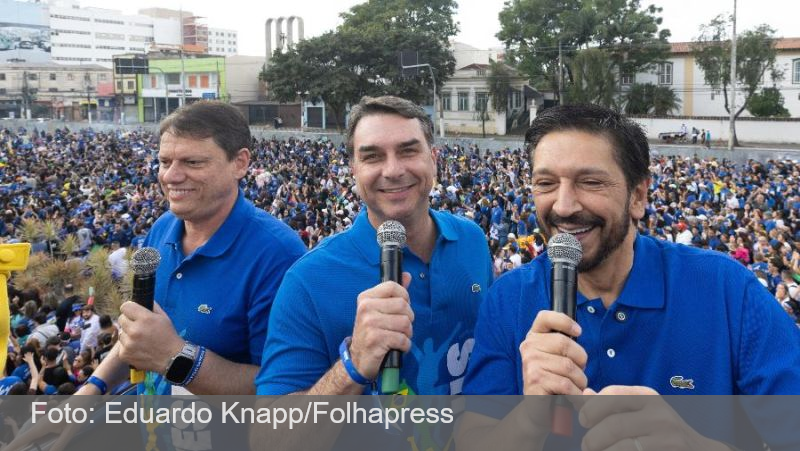 Marcha para Jesus tem Nunes, Flávio e Tarcísio, e Messias isolado em trio