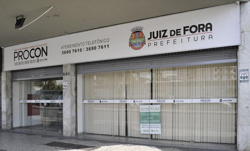Procon/JF passará por desinfecção e suspende atendimentos na tarde da sexta, 15