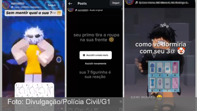 Mãe estranha filha com lanterna do celular acesa de noite e descobre que criança era vítima de ‘predador sexual’ no Roblox