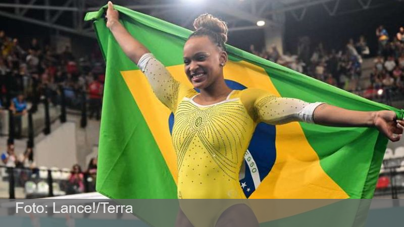 Rebeca Andrade fica com a prata nas barras pela Copa do Mundo de Ginástica Artística; veja