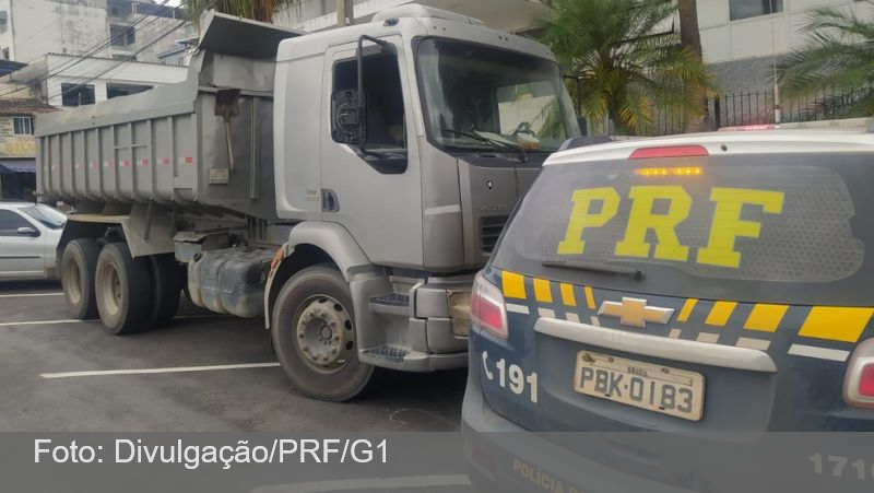 Suspeito de roubar caminhão no Rio avaliado em R$ 300 mil é preso enquanto tentava passar por pedágio da BR-040 em Simão Pereira