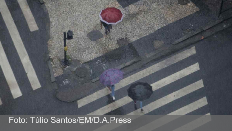 Chuva intensa pode atingir 321 cidades de Minas