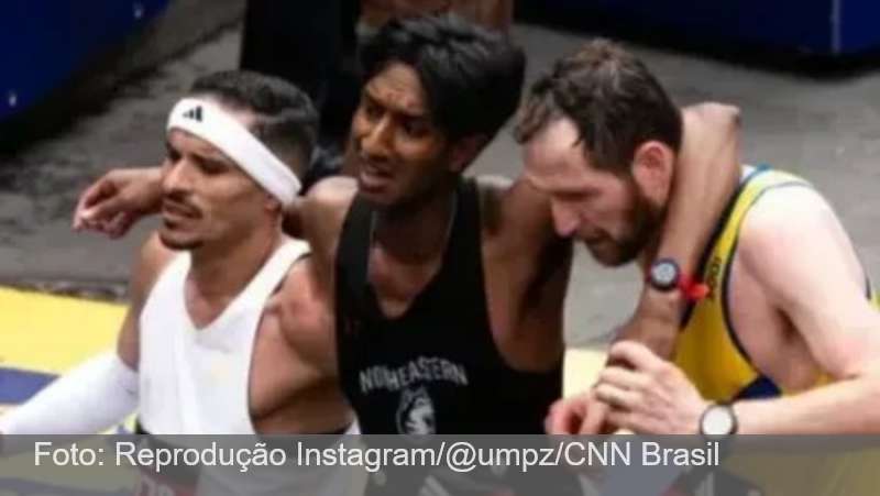 Brasileiro abre mão de recorde e ajuda rival na Maratona de Boston