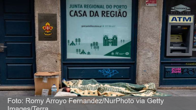 Brasileiros sem-teto em Portugal: crise de moradia empurra imigrantes para as ruas