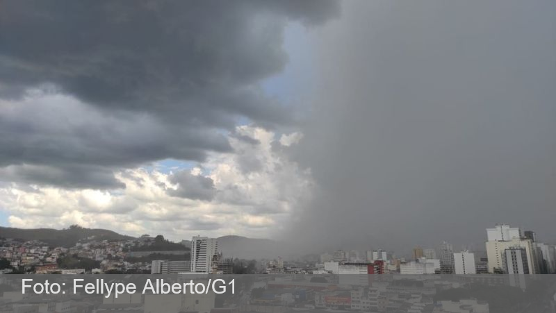 Ciclone extratropical aumenta risco de tempestades em Juiz de Fora e região neste fim de semana