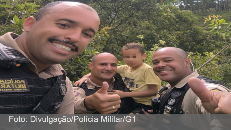 Criança com autismo é encontrada em mata após cantar música infantil em Barbacena