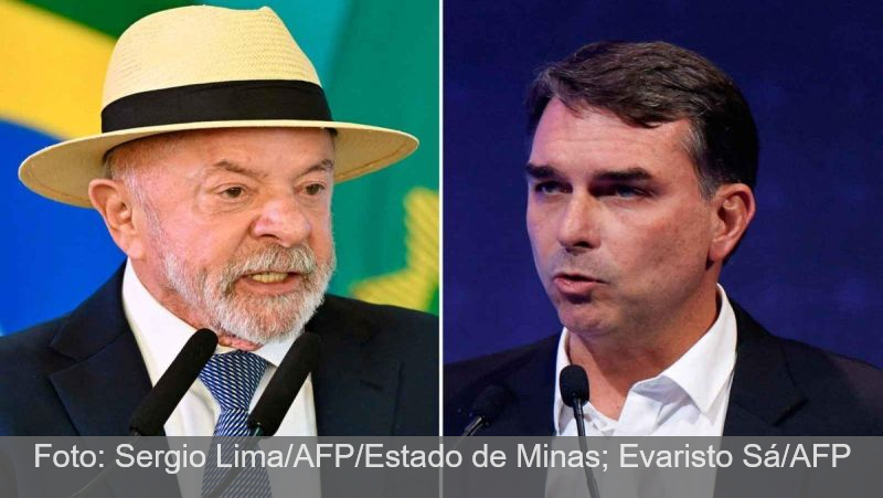 Lula tem 46% e Flávio Bolsonaro, 44% no 2º turno em Minas