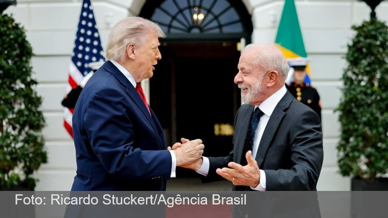 Lula deixa a Casa Branca após reunião com Donald Trump