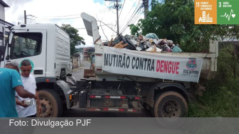 Dia D de combate à Dengue recolhe mais de 45 toneladas de materiais que acumulam água na Zona Norte de Juiz de Fora