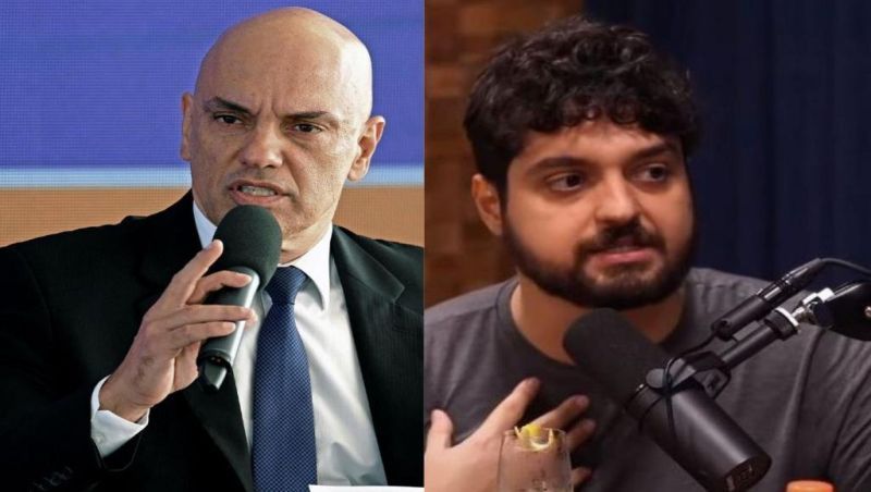 Moraes desbloqueia redes sociais do influenciador Monark