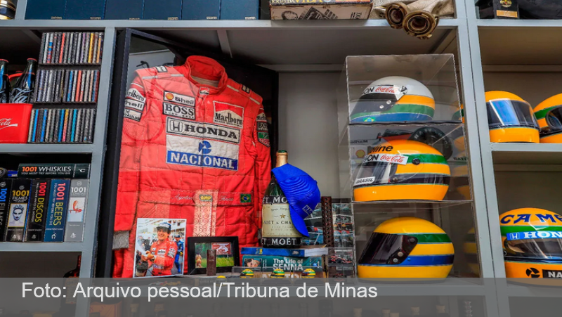 Juiz-forano testemunha devoção a Ayrton Senna: ‘é unanimidade no mundo todo’
