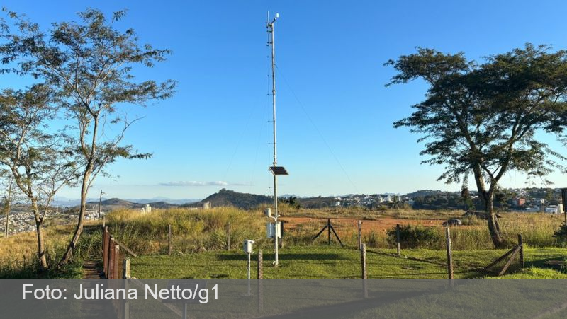Conheça a estação histórica do Inmet que mede temperatura, chuva e outros dados meteorológicos de Juiz de Fora
