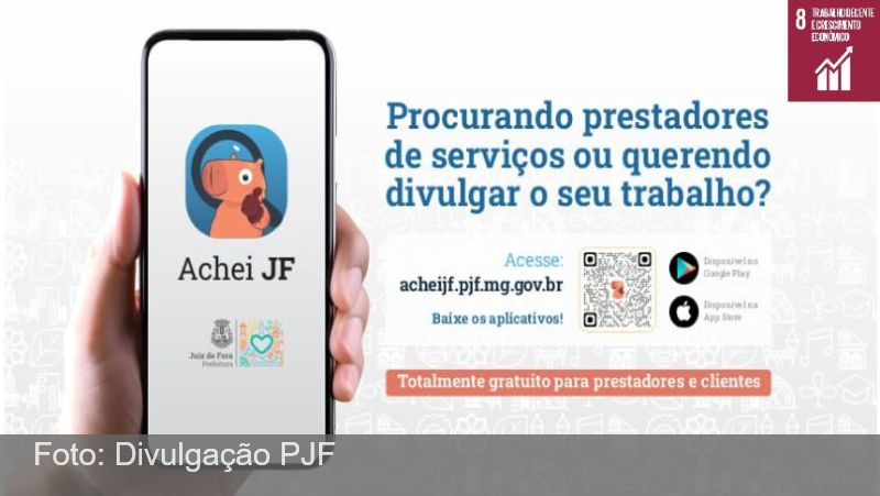 Achei JF tem mais de cem categorias de profissionais oferecendo serviços em Juiz de Fora