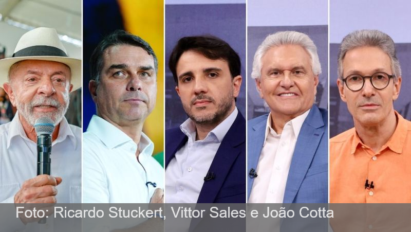 Quaest, 1º turno: Lula, 38%; Flávio Bolsonaro, 31%; Renan Santos, 4%; Caiado, 4%; Augusto Cury, 2%; e Zema, 2%