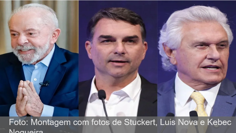BTG/Nexus: Lula lidera 1º turno e empata com Flávio e Caiado no 2º