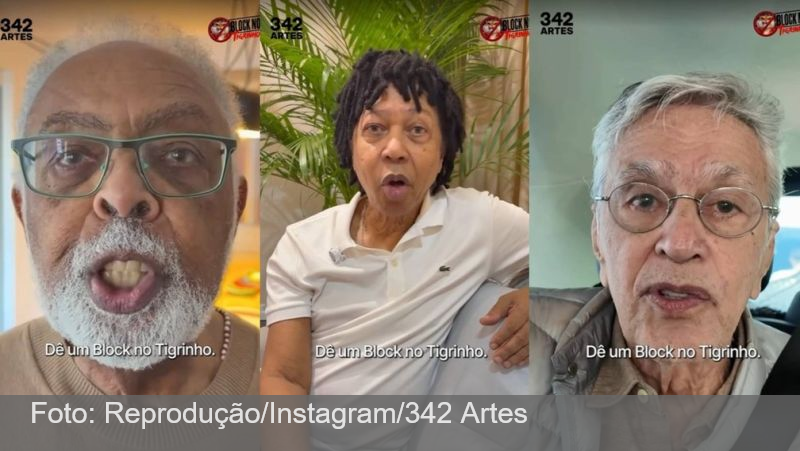 Gilberto Gil, Luisa Arraes, Caetano Veloso e mais artistas participam de campanha contra ‘jogo do tigrinho’