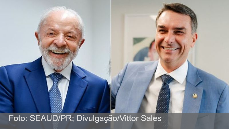 Datafolha: Flávio registra 48% de rejeição enquanto Lula tem 46%