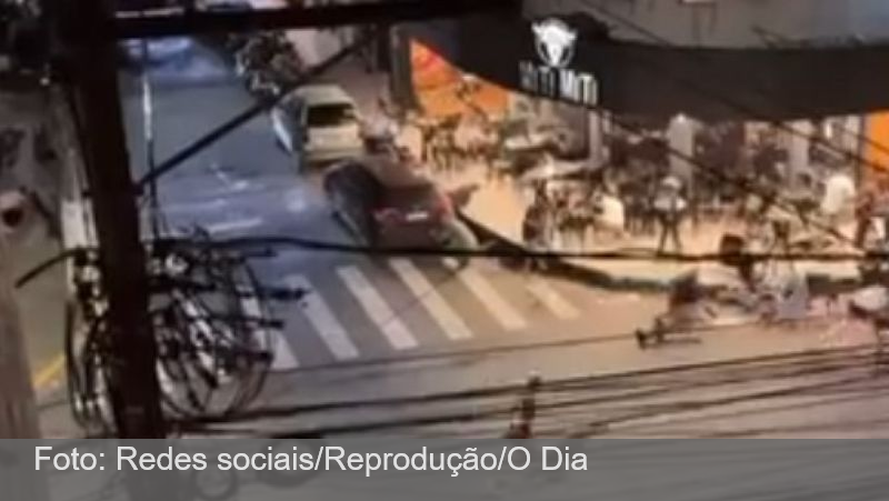 Vídeo: Ataque a tiros em Rio Bonito deixa um homem morto e cinco pessoas feridas