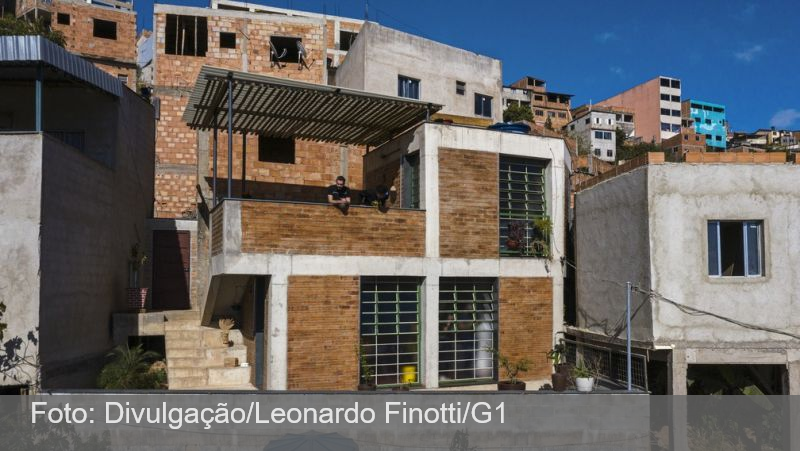 Casa que fica em favela de BH é finalista em concurso internacional de arquitetura; veja fotos
