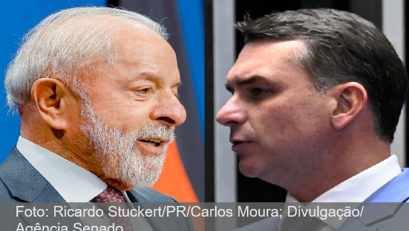Pesquisa Quaest mostra disputa Lula x Flávio após novo tarifaço de Trump