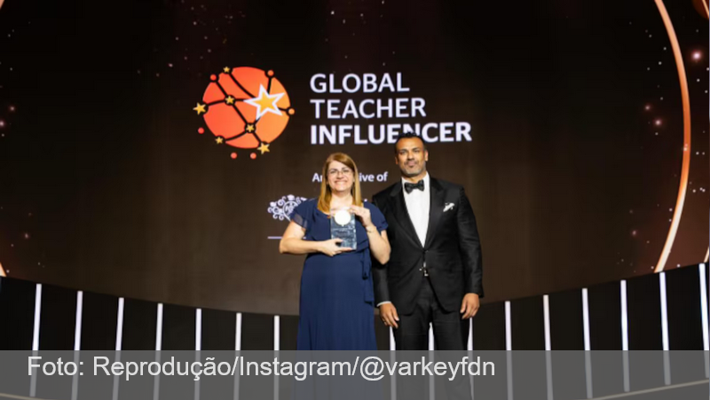 Professora de SP é reconhecida como a educadora mais influente do mundo