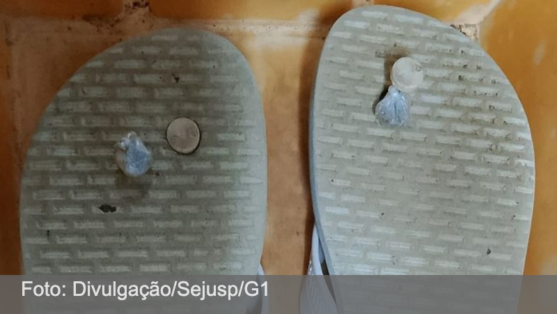 Detento sai para fazer o Enem em Juiz de Fora e volta para presídio com droga escondida em chinelo